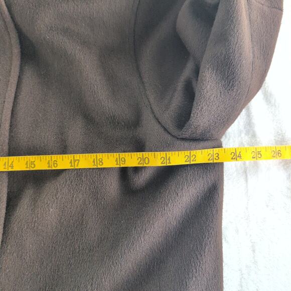 Vintage 80's Forecaster of Boston Wool Blend Coat Chocolate Brown Women's 10 - Picture 8 of 10